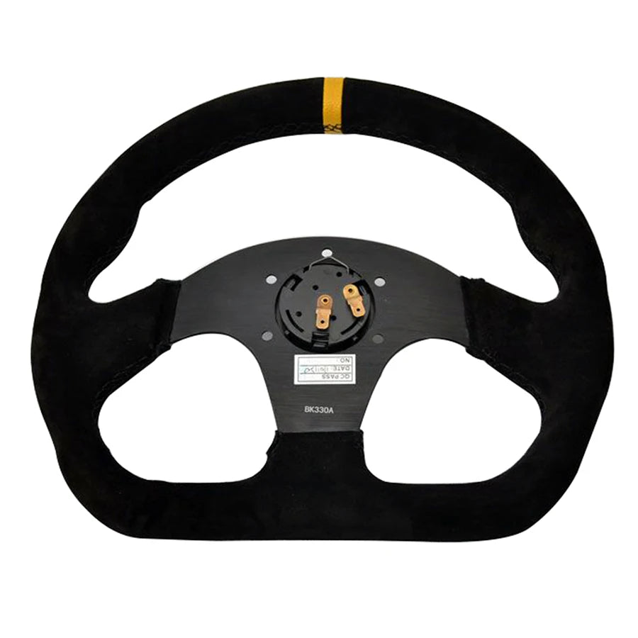 320mm Racing Steering Wheel Turning Car Universal Steering Wheel Volante 13 inch Alloy Racing Sport Steering Wheel Flat D Style