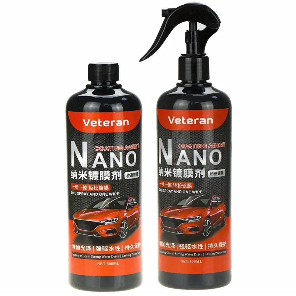 500ML 9H Hardness Car Detailing Ceramic Coating Car Products Ceramic Coating Nano Glass Plated Crystal Car Polish