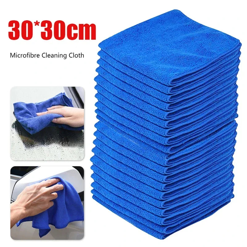 1/5Pcs Microfiber Towels Car Wash Drying Cloth Towel Household Cleaning Cloths Auto Detailing Polishing Cloth Car Cleaning Tools