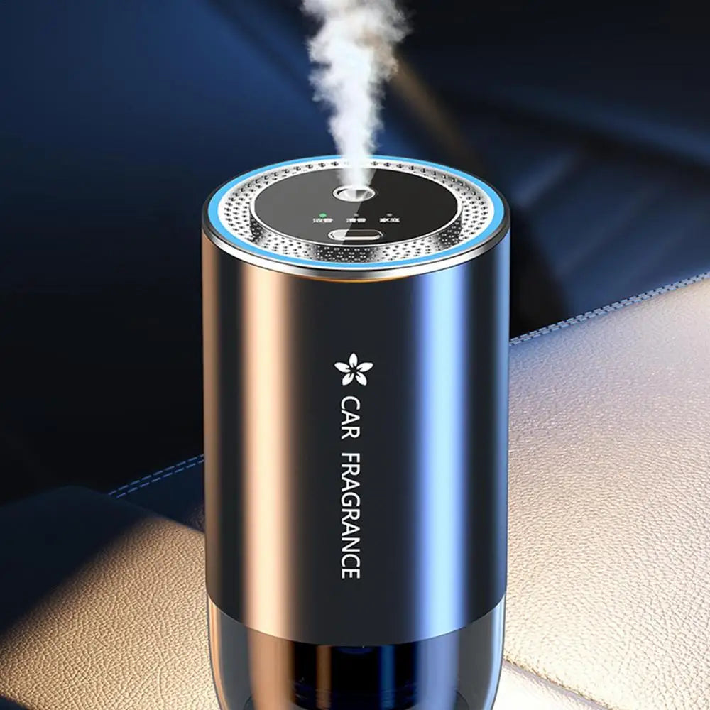 50ml Car Fragrance Oil Diffuser Rechargeable Car Air Diffusers Smell Distributor Adjustable Aromatherapy Scent Air Refresher