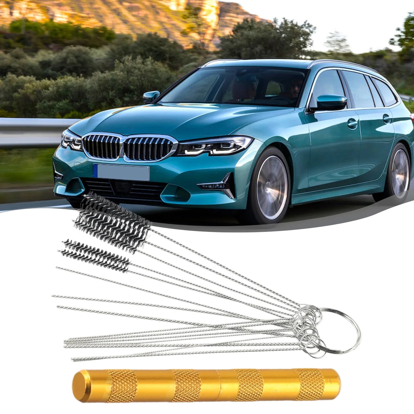 1SET Car Windscreen Jet Nozzle Washer Cleaning Adjustment Water Stains Cleanup Tool Needle Tools For Cleaning Vehicle