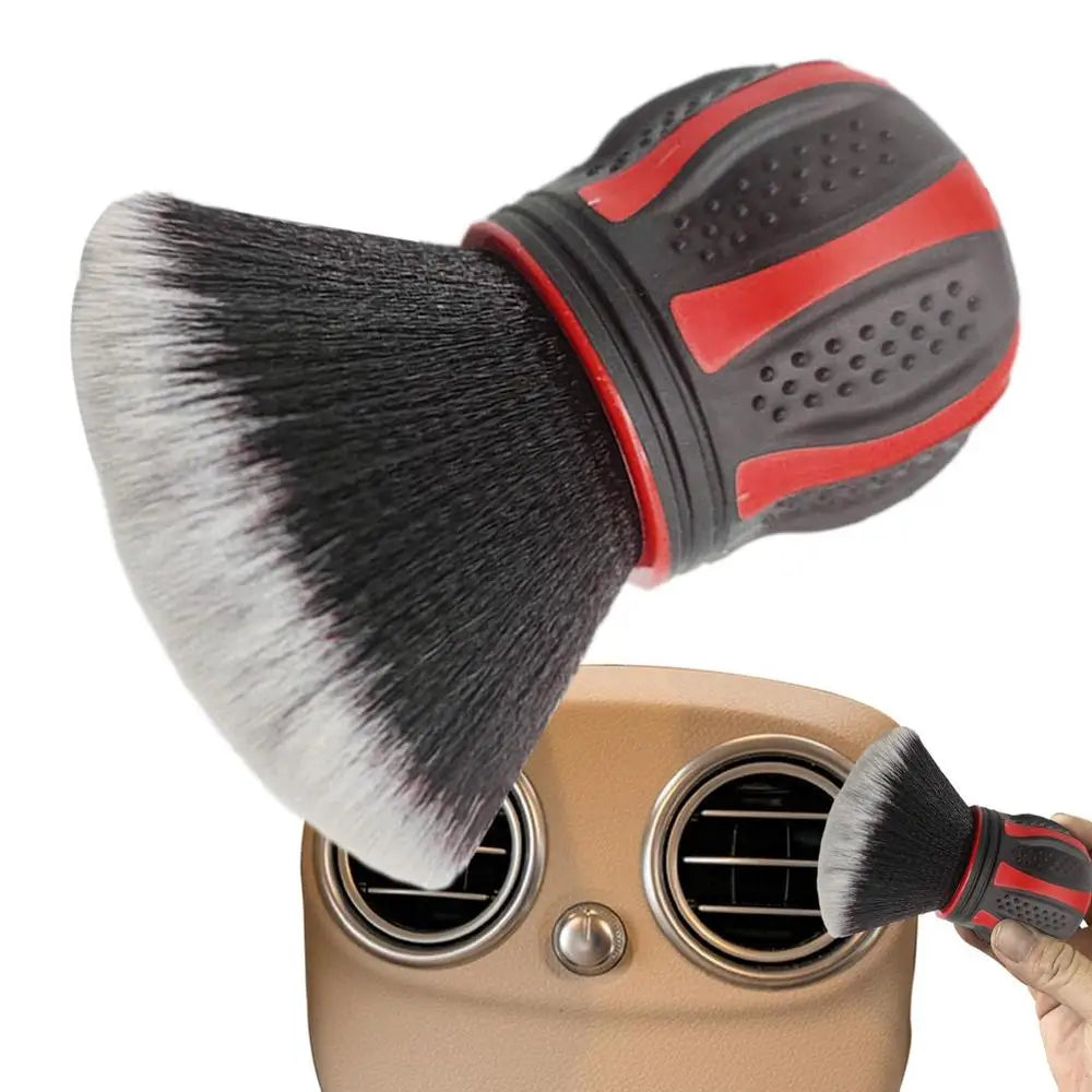 1-2PC Car Detailing Brushes Automobile Interior Soft Bristles Brush Air Vent Dust Cleaner Detailing Dusting Tool Car Cleaning