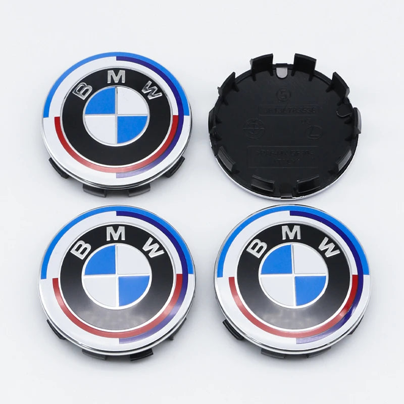 4pcs 56mm 68mm Wheel Hub Cap Emblem Sticker Car Decoration For BMW Performance F25 F26 F15 F16 E90 E91 E92 E60 E84 G22 X3 X5 X6