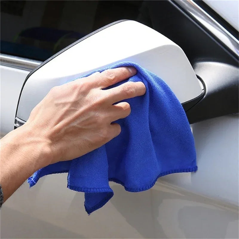 1/5Pcs Microfiber Towels Car Wash Drying Cloth Towel Household Cleaning Cloths Auto Detailing Polishing Cloth Car Cleaning Tools