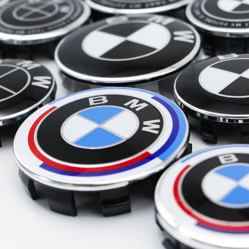 4pcs 56mm 68mm Wheel Hub Cap Emblem Sticker Car Decoration For BMW Performance F25 F26 F15 F16 E90 E91 E92 E60 E84 G22 X3 X5 X6