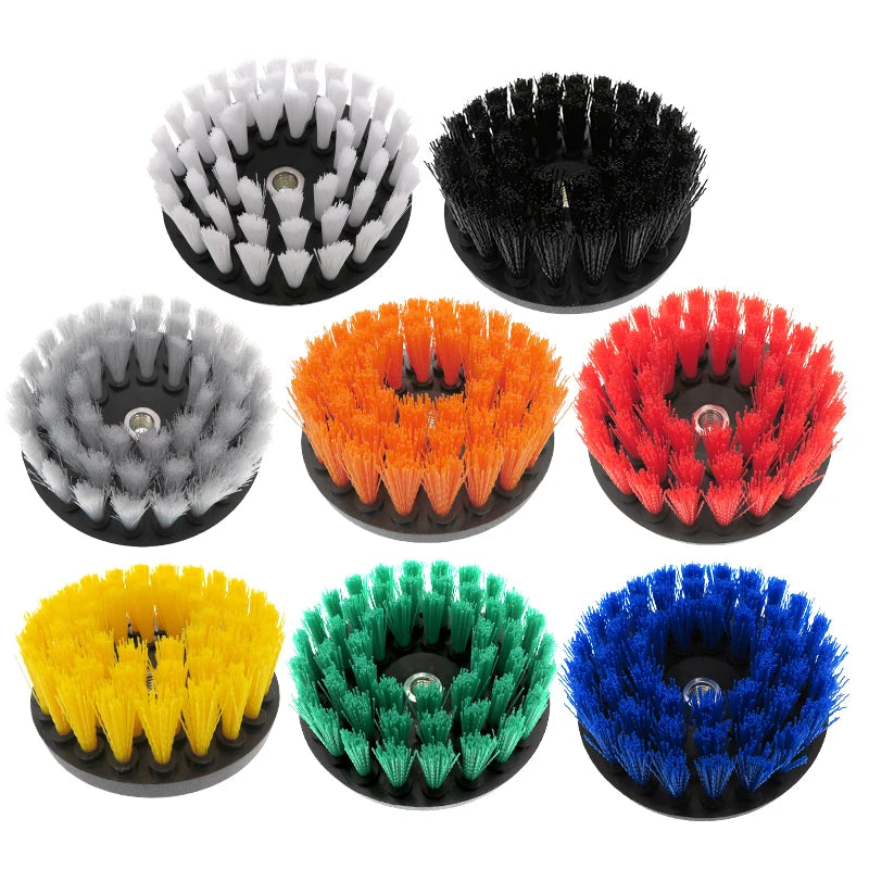 4/5/6 Inch Cleaning Brush Attachments Drill Power Cleaning for Carpet Car Detailing Bathroom Surface Upholstery Grout Tiles