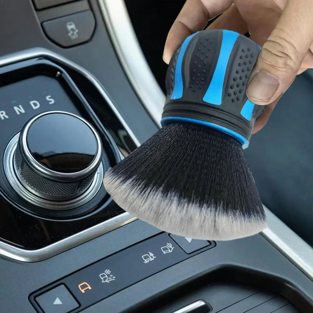 1-2PC Car Detailing Brushes Automobile Interior Soft Bristles Brush Air Vent Dust Cleaner Detailing Dusting Tool Car Cleaning