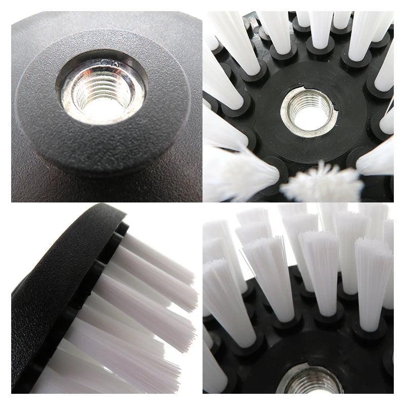 4/5/6 Inch Cleaning Brush Attachments Drill Power Cleaning for Carpet Car Detailing Bathroom Surface Upholstery Grout Tiles