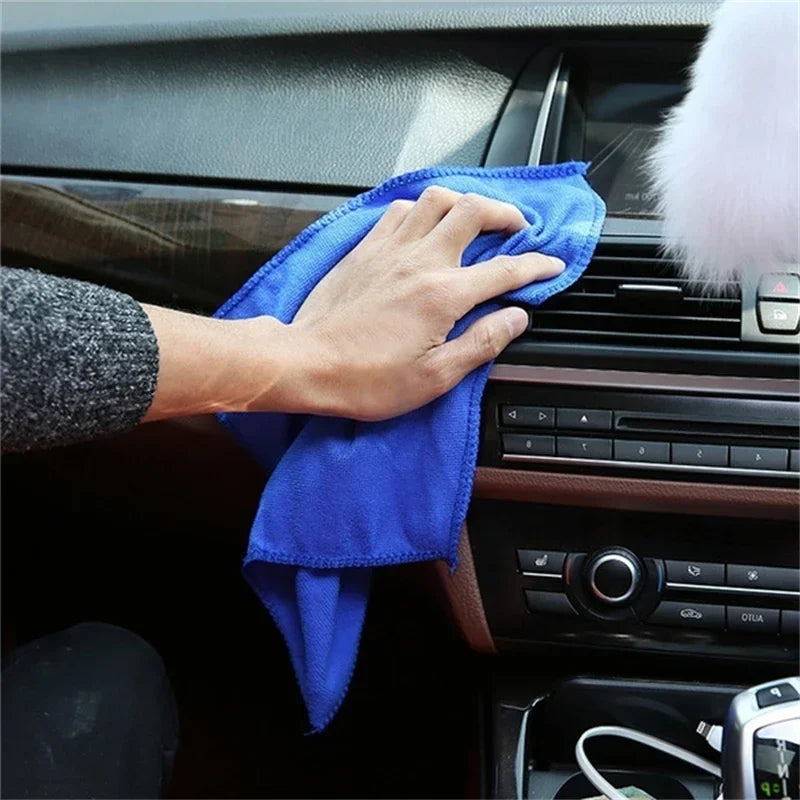 1/5Pcs Microfiber Towels Car Wash Drying Cloth Towel Household Cleaning Cloths Auto Detailing Polishing Cloth Car Cleaning Tools